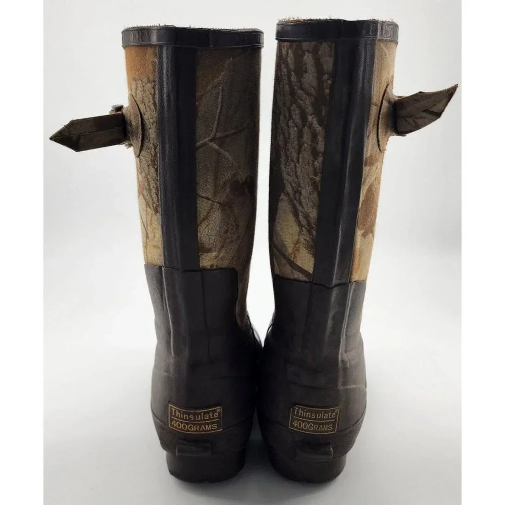Red Head Bone Dry Boots Thinsulate 400 Gram Steel Shank‎ Realtree Hardwoods 13 Y
